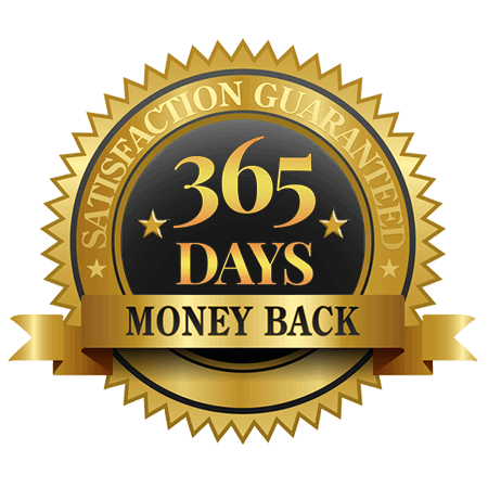 365 day money back guarantee