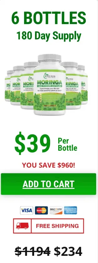 Moringa magic 6 bottle