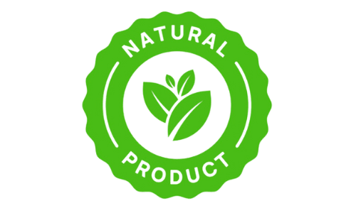 100 percent natural ingredients badge